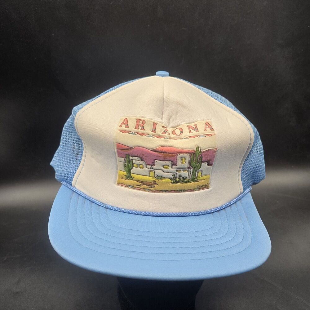 Vintage Arizona Trucker Hat Snapback Baseball Cap Mesh OS